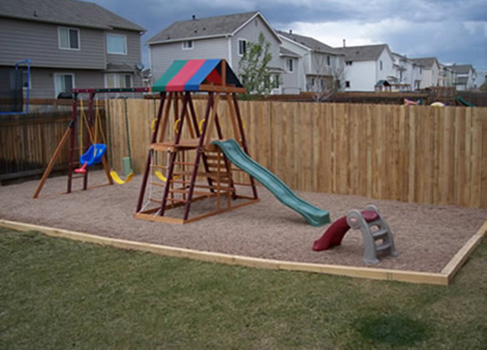 Fence and Play Area